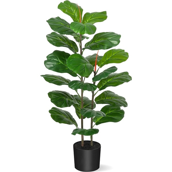 Artificial Tree Fiddle Leaf Fig Plants Faux Plant for Home Decor Indoor Outdoor Office