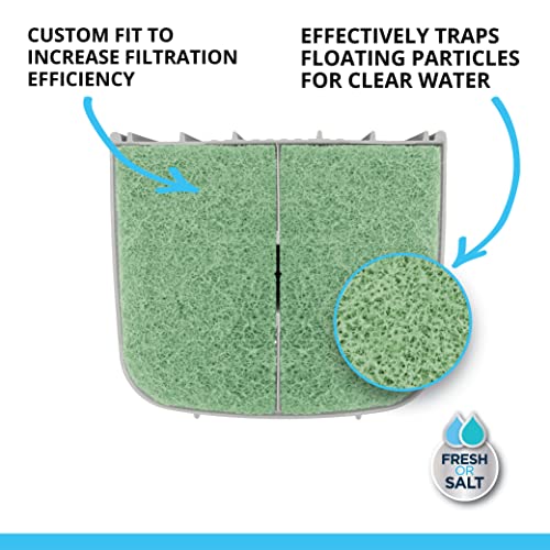 Fluval 307/407 Phosphate Remover Pad， Replacement Aquarium Canister Filter Media， 6-Pack