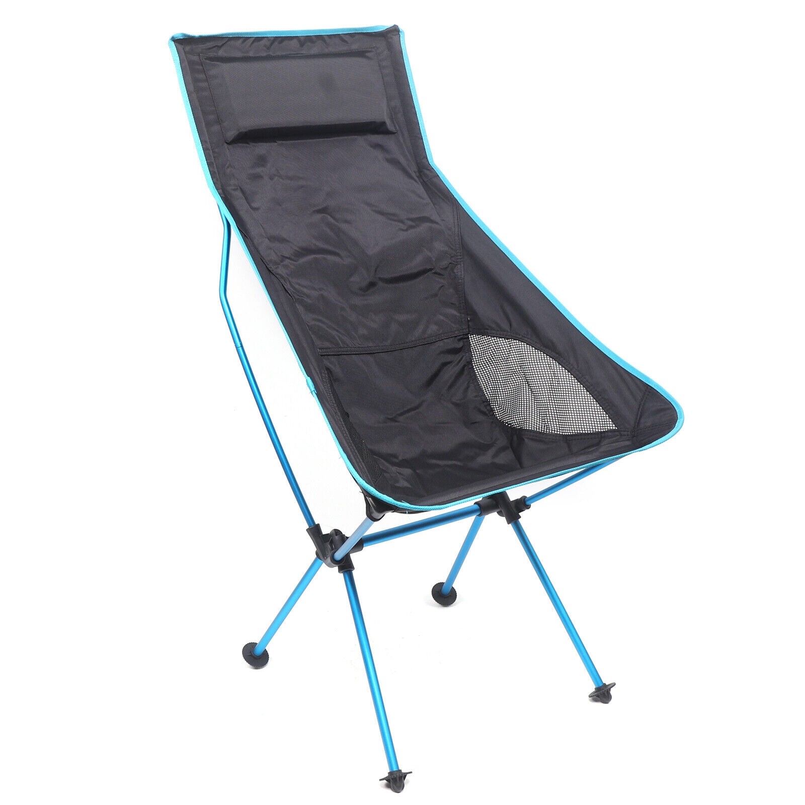 FETCOI Ultralight High Back Folding Camping Chair Beach Chair w/ Pillow Backpacking USA