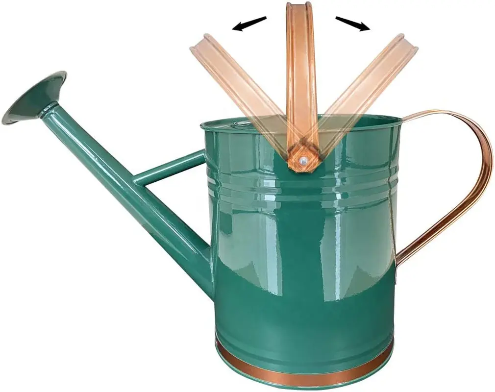 Green   Rose Gold Watering Can Indoor Outdoor Pot for Home Gardening Plants Watering Customize Auto Steel Stainless Tinting