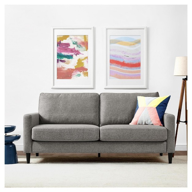 Verona Mid Century Sofa Gray Dorel Living