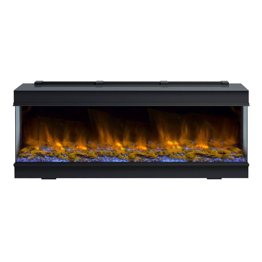 Dynasty Fireplaces Melody Series 63 in. Multi-Sided Smart LED Electric Fireplace in Black DY-BTS60