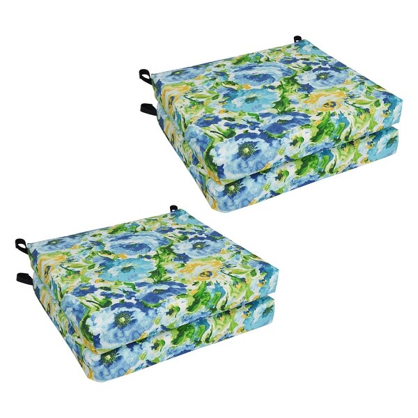 20-inch by 19-inch Indoor/Outdoor Chair Cushions (Set of 4) - 20 x 19