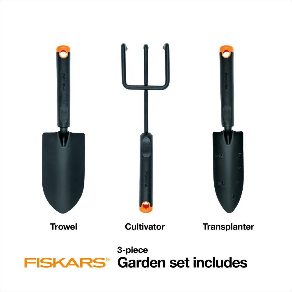 Fiskars 3-Piece Garden Tool Set 373770-1001