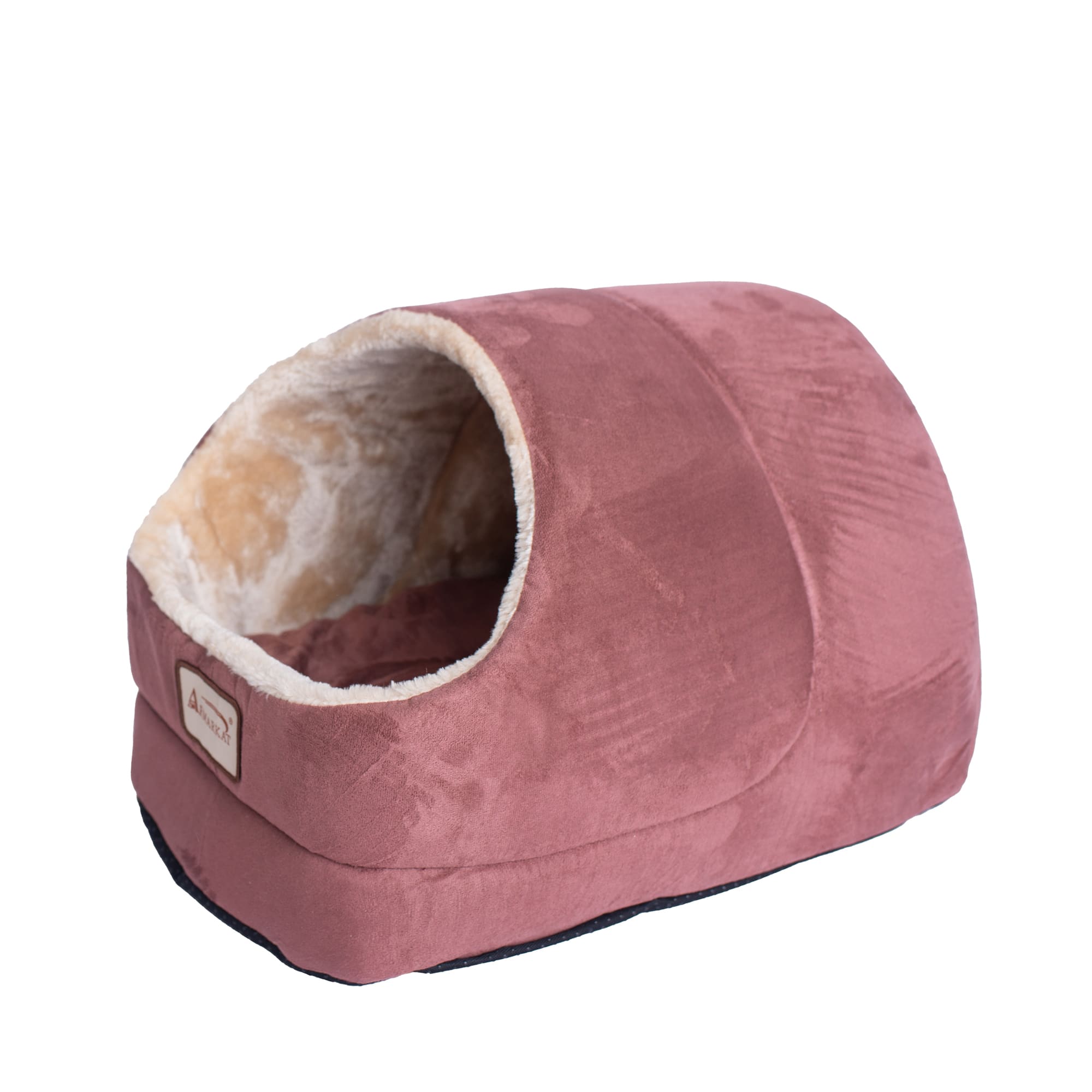 Armarkat Cave Cat Bed in Indian Red， 18