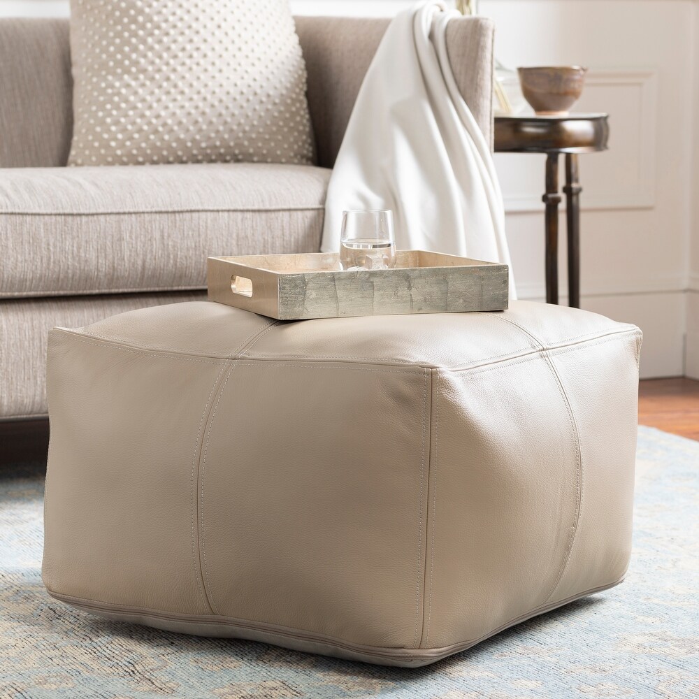 Brindisi Modern Patchwork 22 Inch Pouf