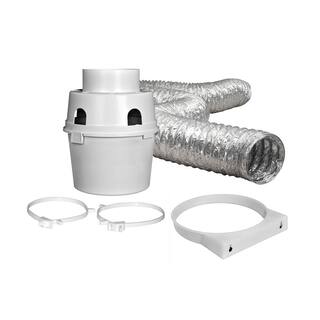 Everbilt 4 in. x 5 ft. Indoor Dryer Vent Kit with Flexible Duct TDIDVKHD6