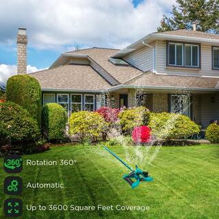 GrowGreen 360-Degree 3 Arm Rotating Lawn Sprinkler 04-PLS-HD