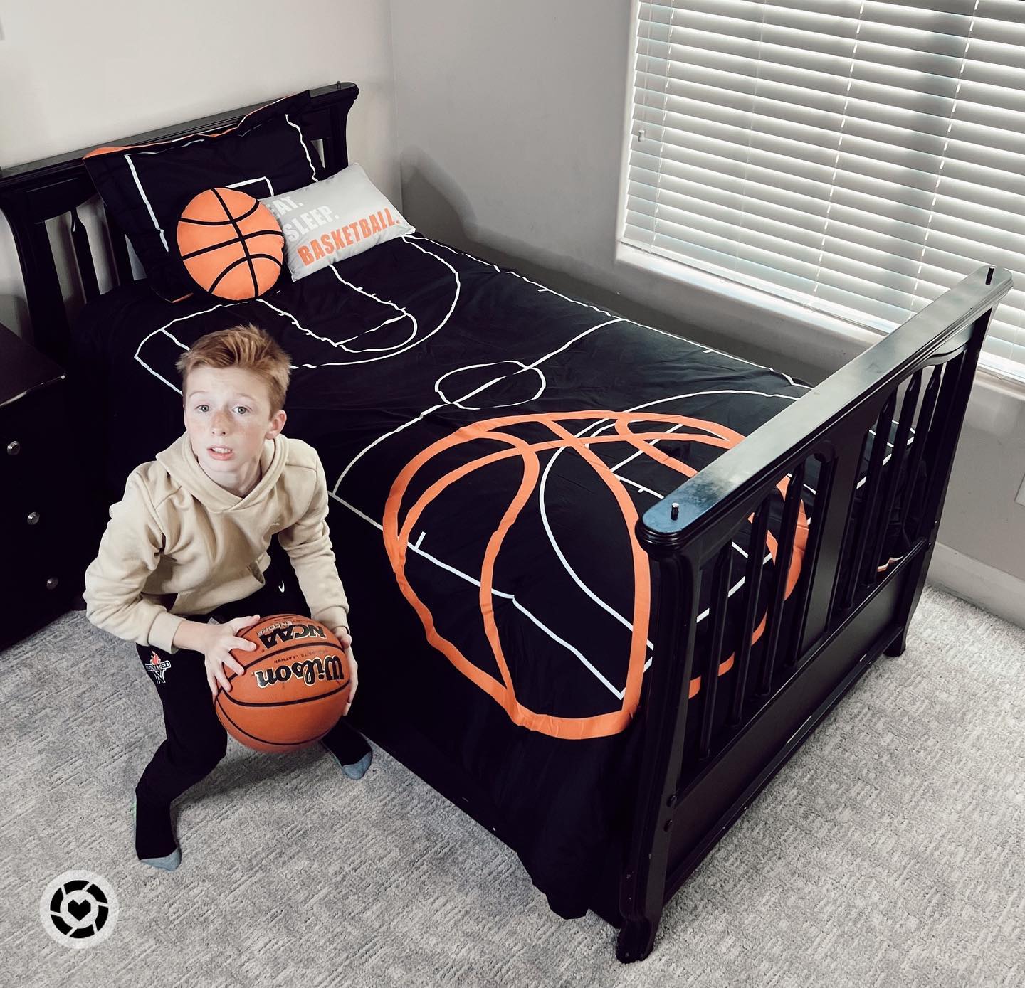 Basketball Game Reversible Comforter Set