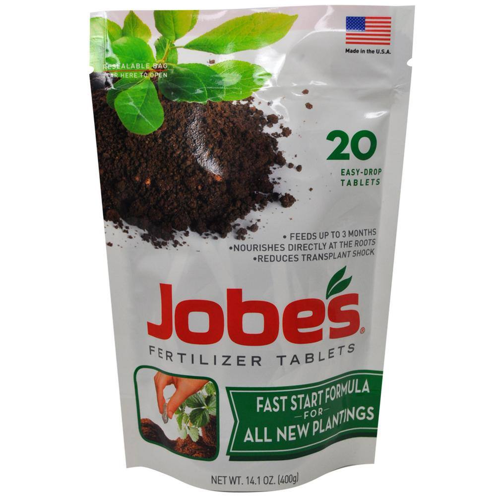 Jobe's 0.88 lb. Fast Start Plant Food Fertilizer Tablets (20-Pack) 07820