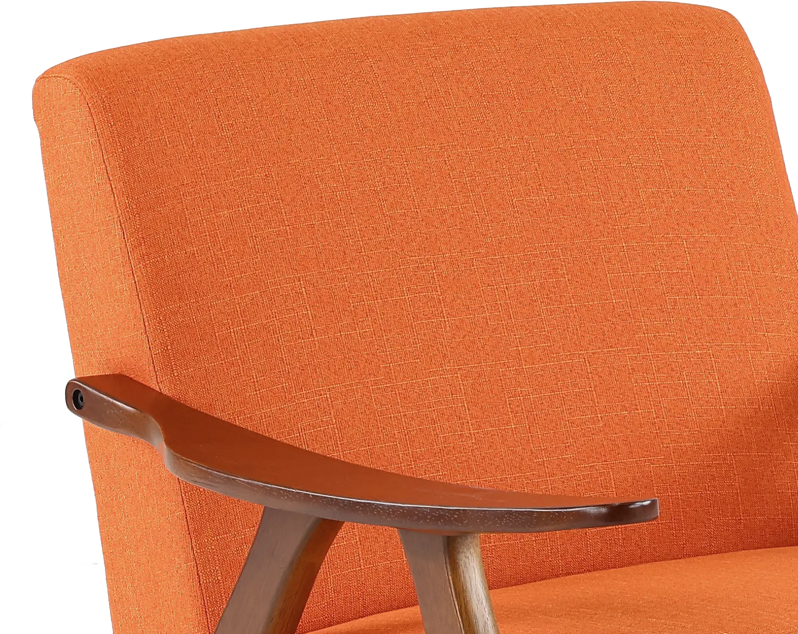 Damala Orange Accent Chair