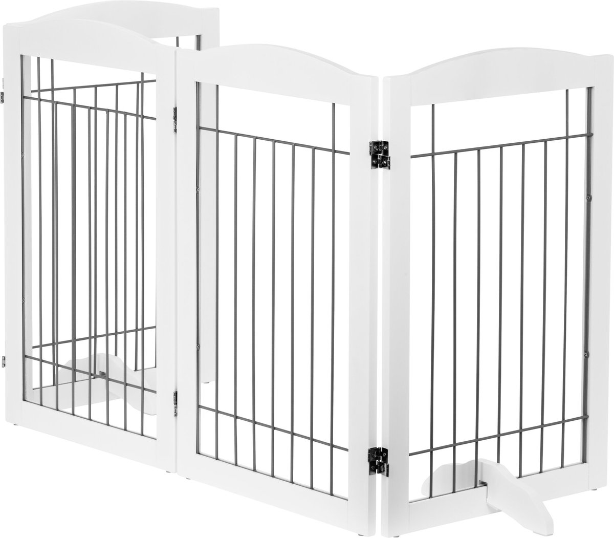 Spirich Freestanding Black Wire Dog Gate