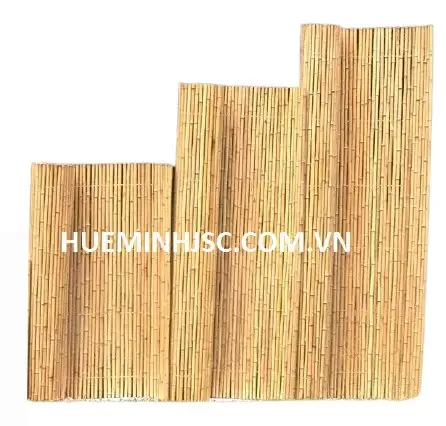 Smoke Bamboo fences for garden 100% Vietnamese natural forest bamboo  easy to assemble  environmentally friendly