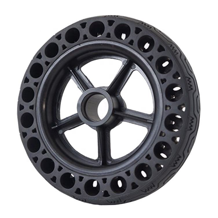 New Model 8.5 inch High Shock Absorbing Street Profile Electric Mobility Scooter Flat Tire Rubber Wheel