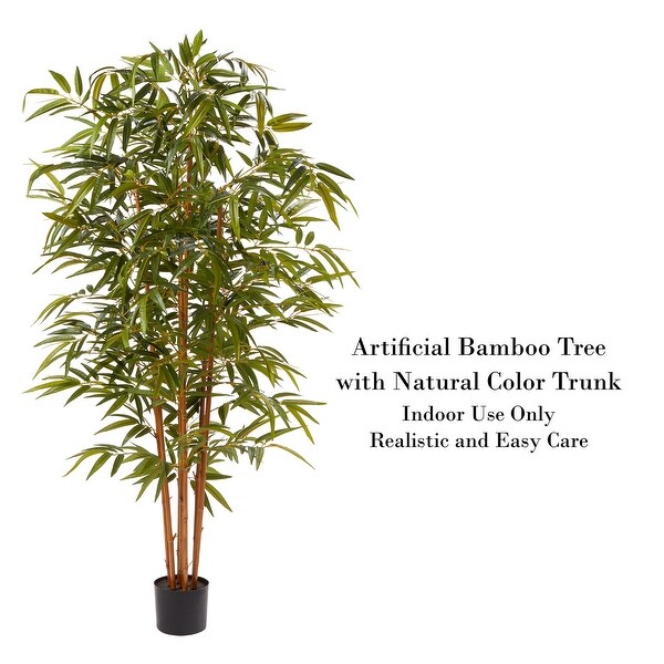 Pure Garden 6FT Artificial Bamboo Tree with Pot