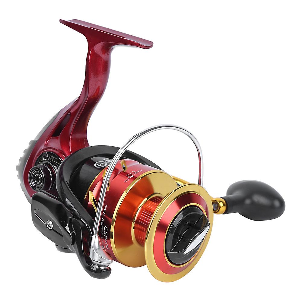 Skieted Spool Spinning Reel Metal Handle Long Shot Rock Fishing Wheel Fishing Accessorycs7000