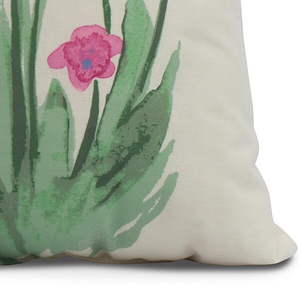 16 x 16 inch Pretty Little Flower Outdoor Pillow