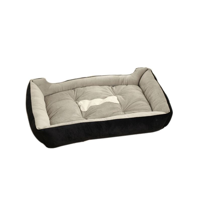 Pet Lounger Pet Bed Premium Bedding with Super Soft Padding and Anti-Skid Bottom for Dogs and Cats