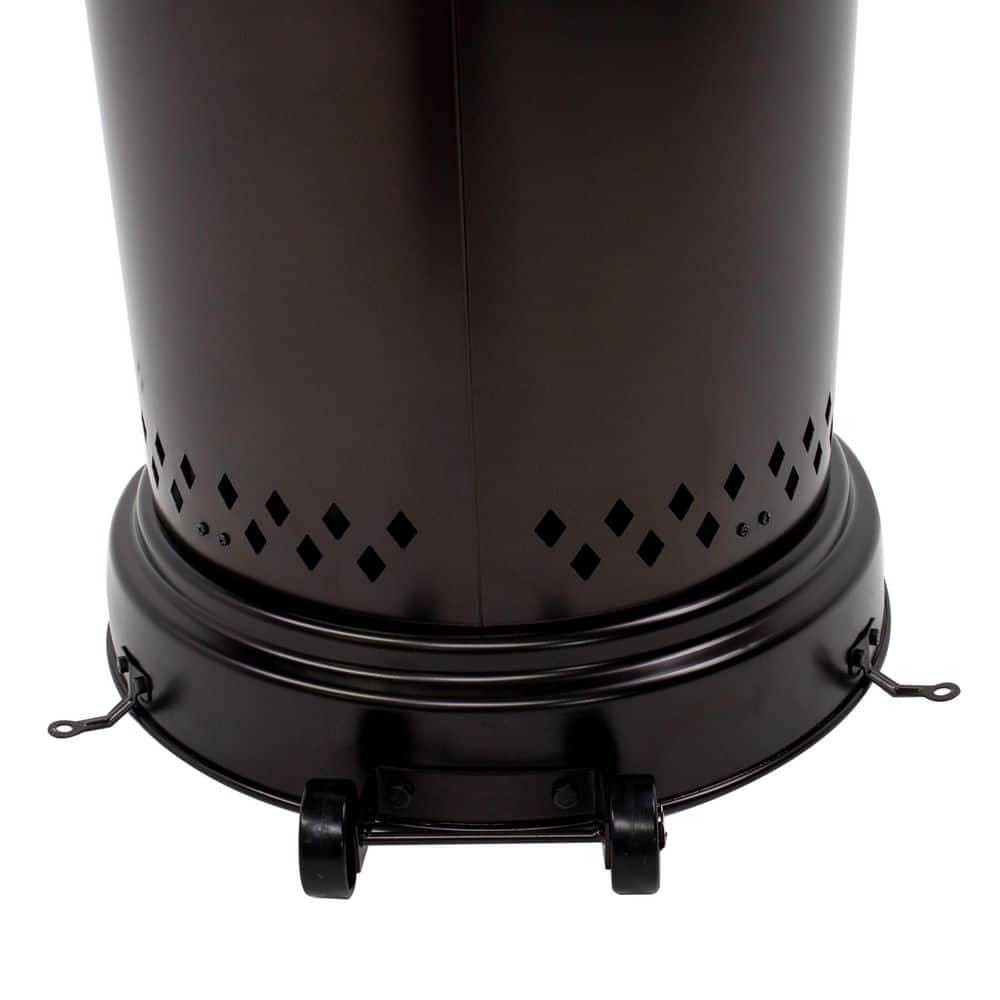 HotShot 60,000 BTU High Efficiency Round Bronze Patio Heater 52356