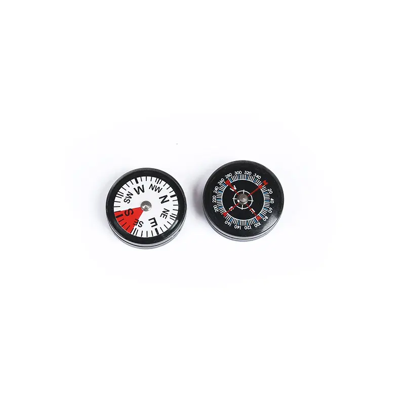 Factory Price Oil Filled Compass Abs Acrylic Black Accessories Mini Plastic Compass For Hiking Camping Survival Compass