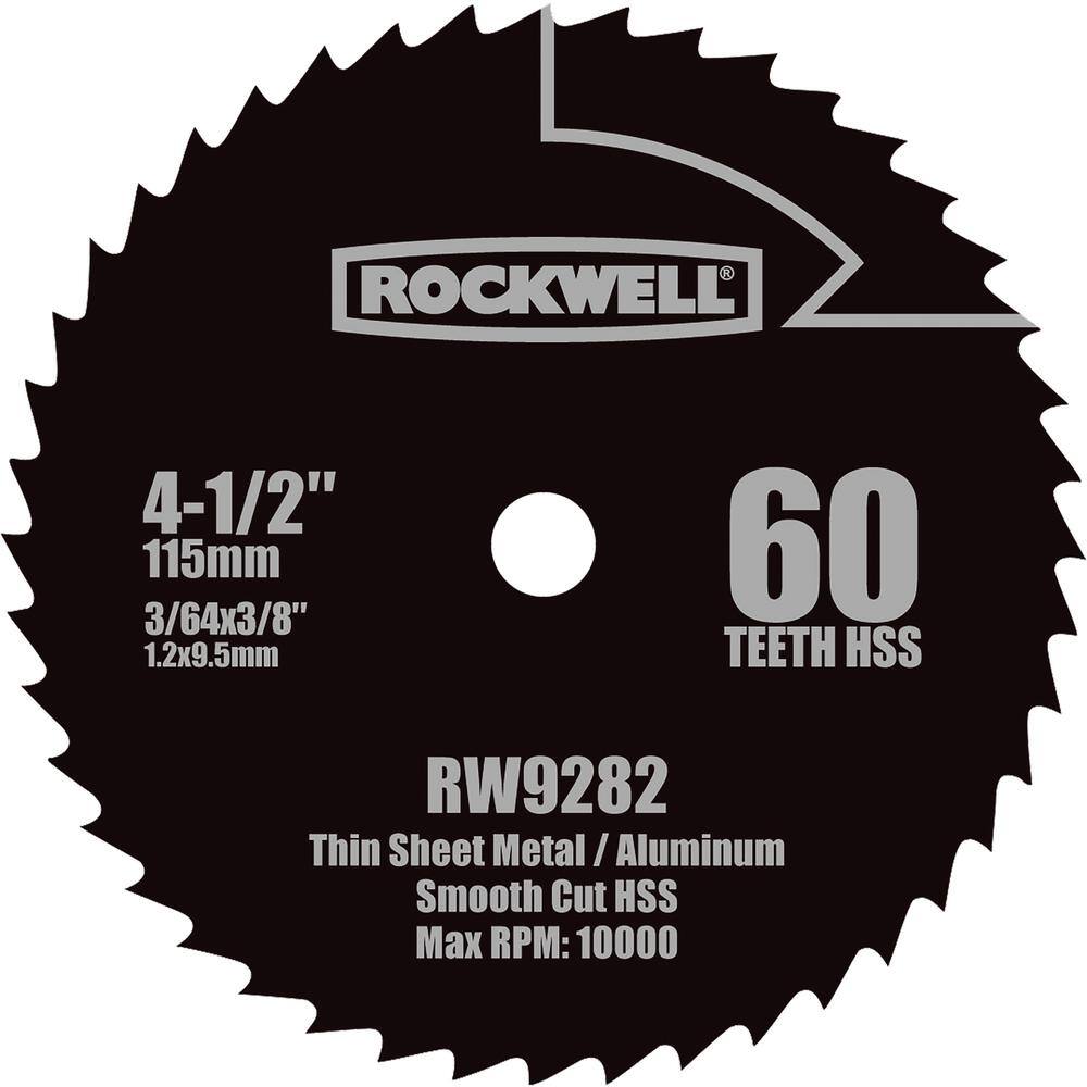 Rockwell 4-12 in. HSS Compact Circular Saw Blade RW9282