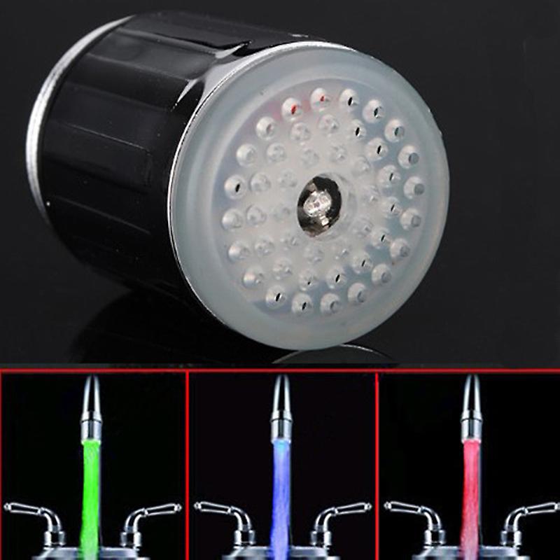 Led Water Faucet Kitchen Straem Light Faucet Bathroom Shower Tap Faucet Nozzle Head 7 Color Change Light Faucet Home Accessories