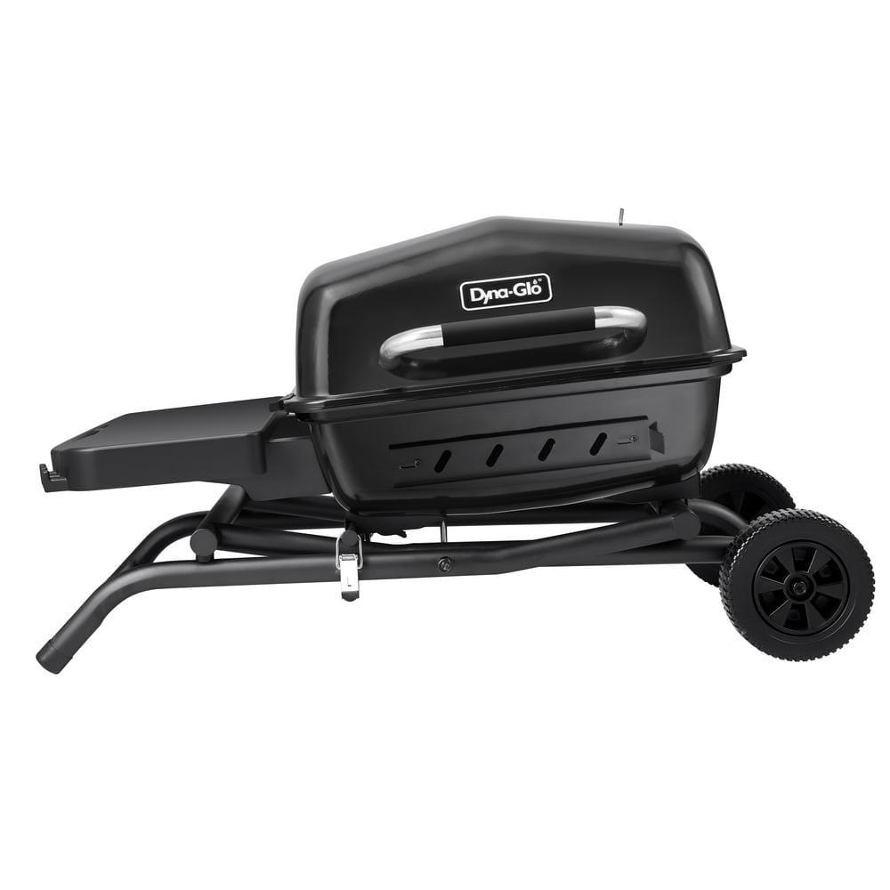 DynaGlo Portable Charcoal Grill in Black