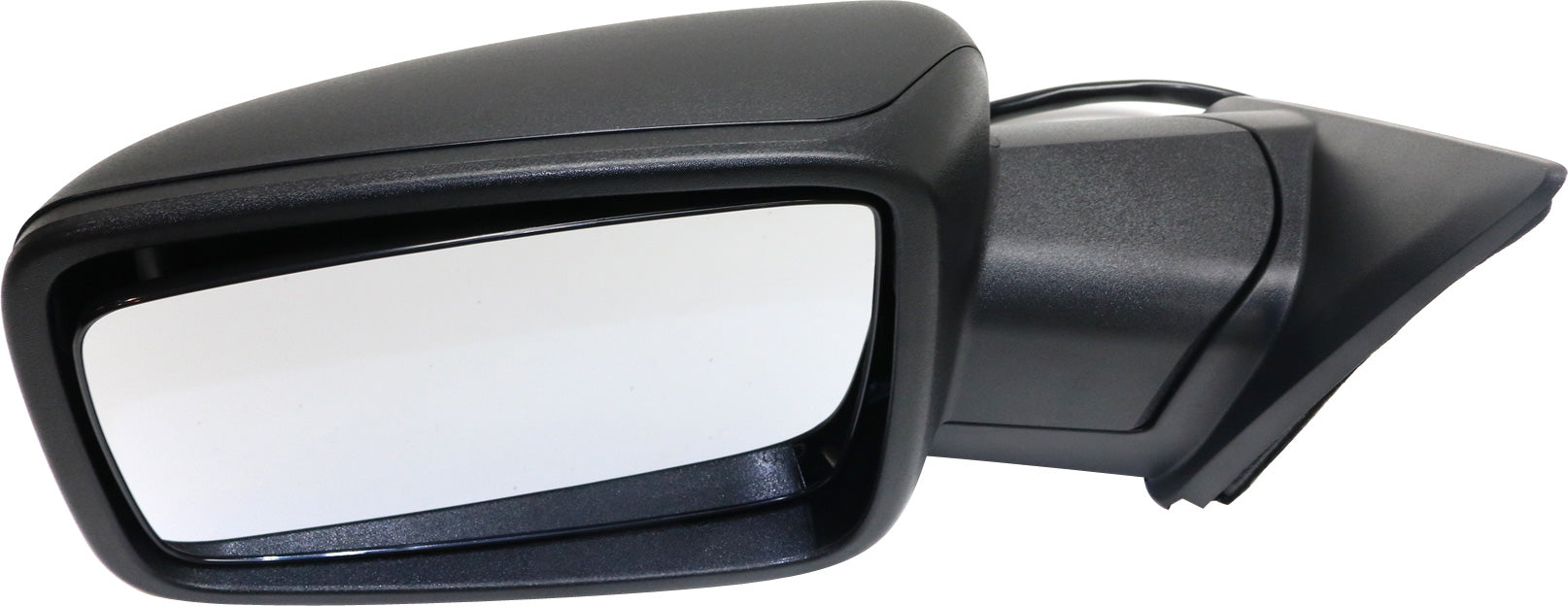 Mirror Compatible With 2013 Ram 1500 2500 Left Driver Side Heated In-housing Signal Light Textured Black Kool-Vue