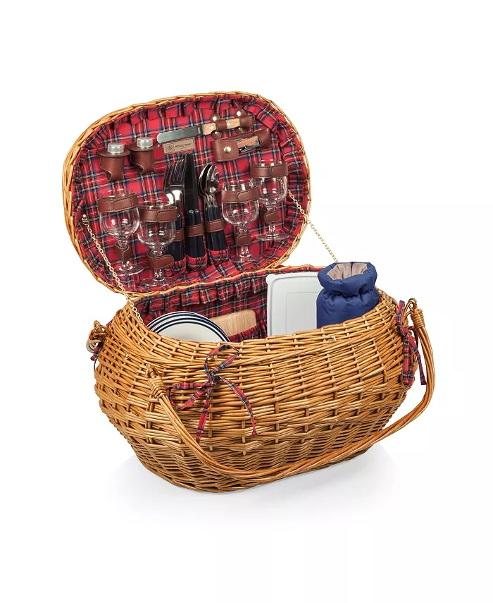 Picnic Time Red Highlander Picnic Basket