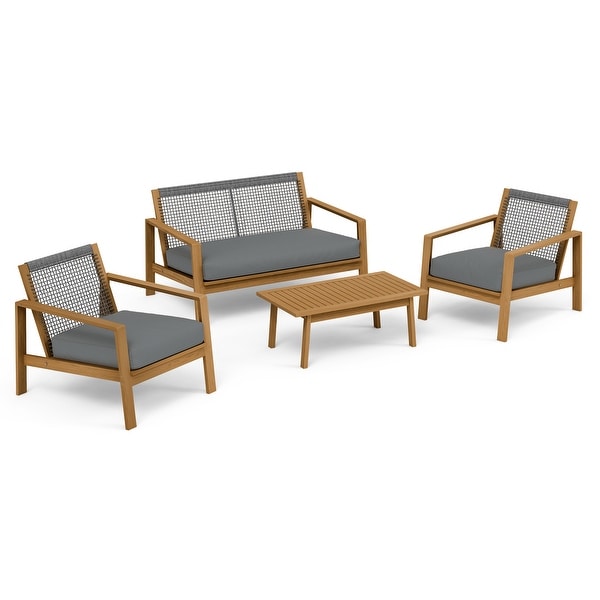 4piece Furniture Set Outdoor Patio Conversation Set