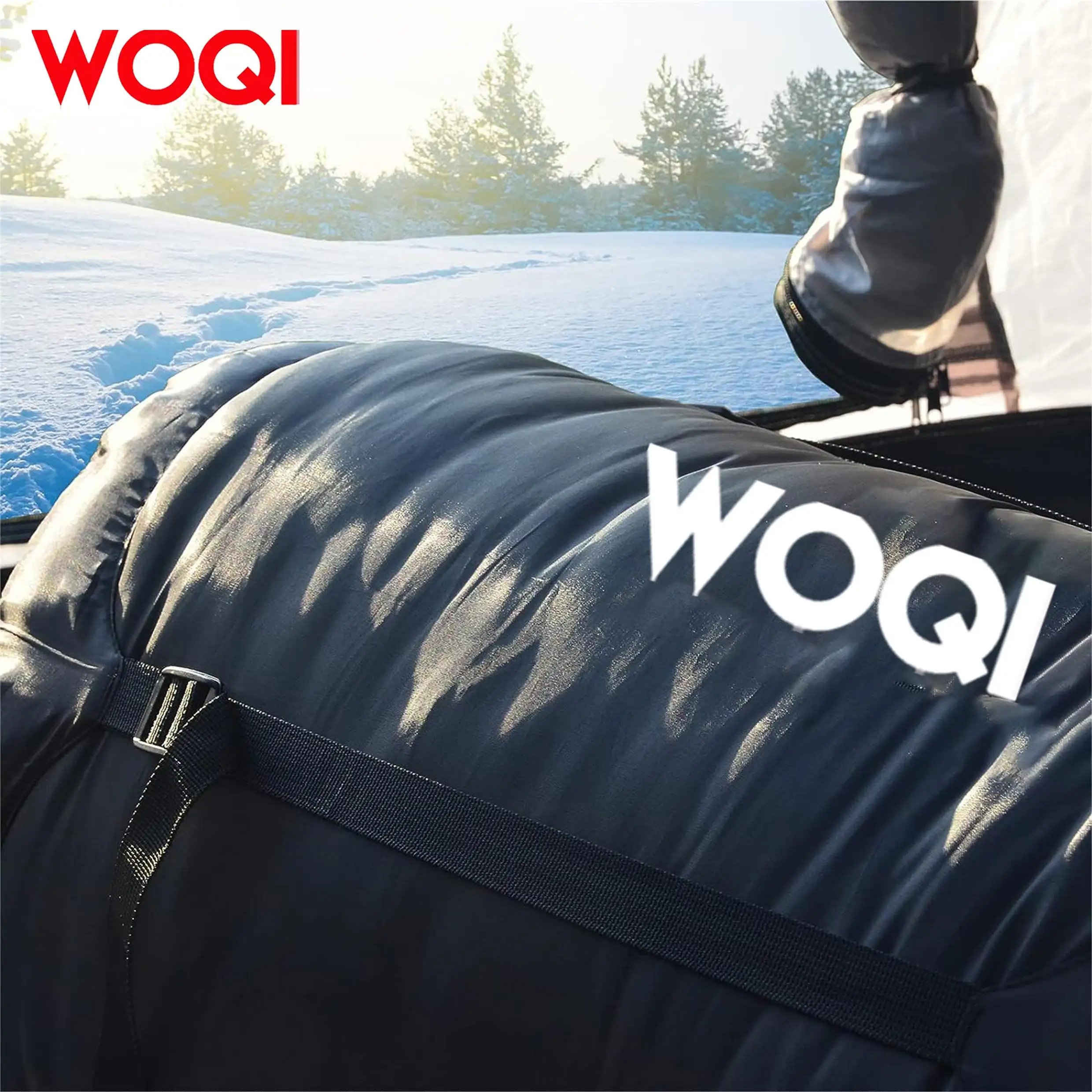 WOQI Twin Cold Weather Large Sleeping Bag  Waterproof Twin Sleeping Bag