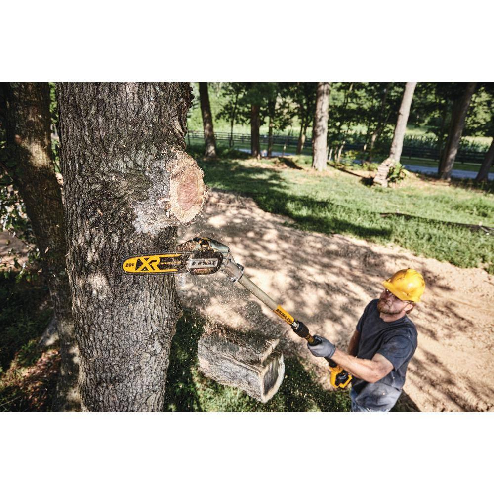 DEWALT 20V MAX 8in Cordless Battery Powered Pole and Chainsaw Tool Only