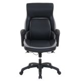 Shaquille O'Neal Amphion Ergonomic Bonded Leather High-Back Executive Chair， Black