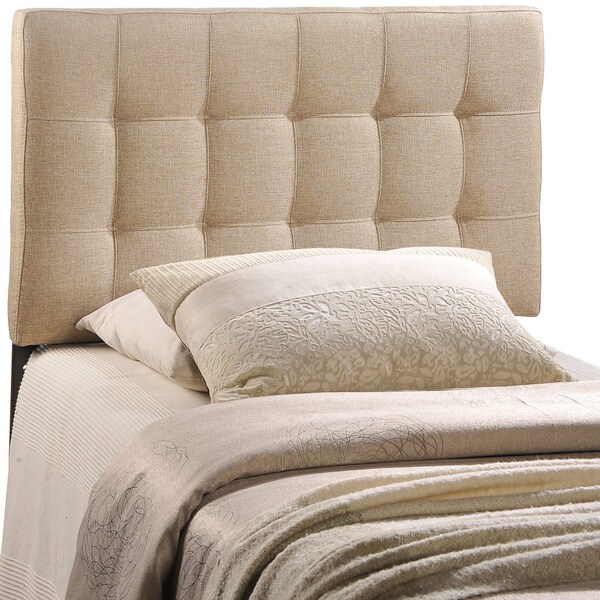 Ivory Lily Twin Fabric Headboard - - 9277975