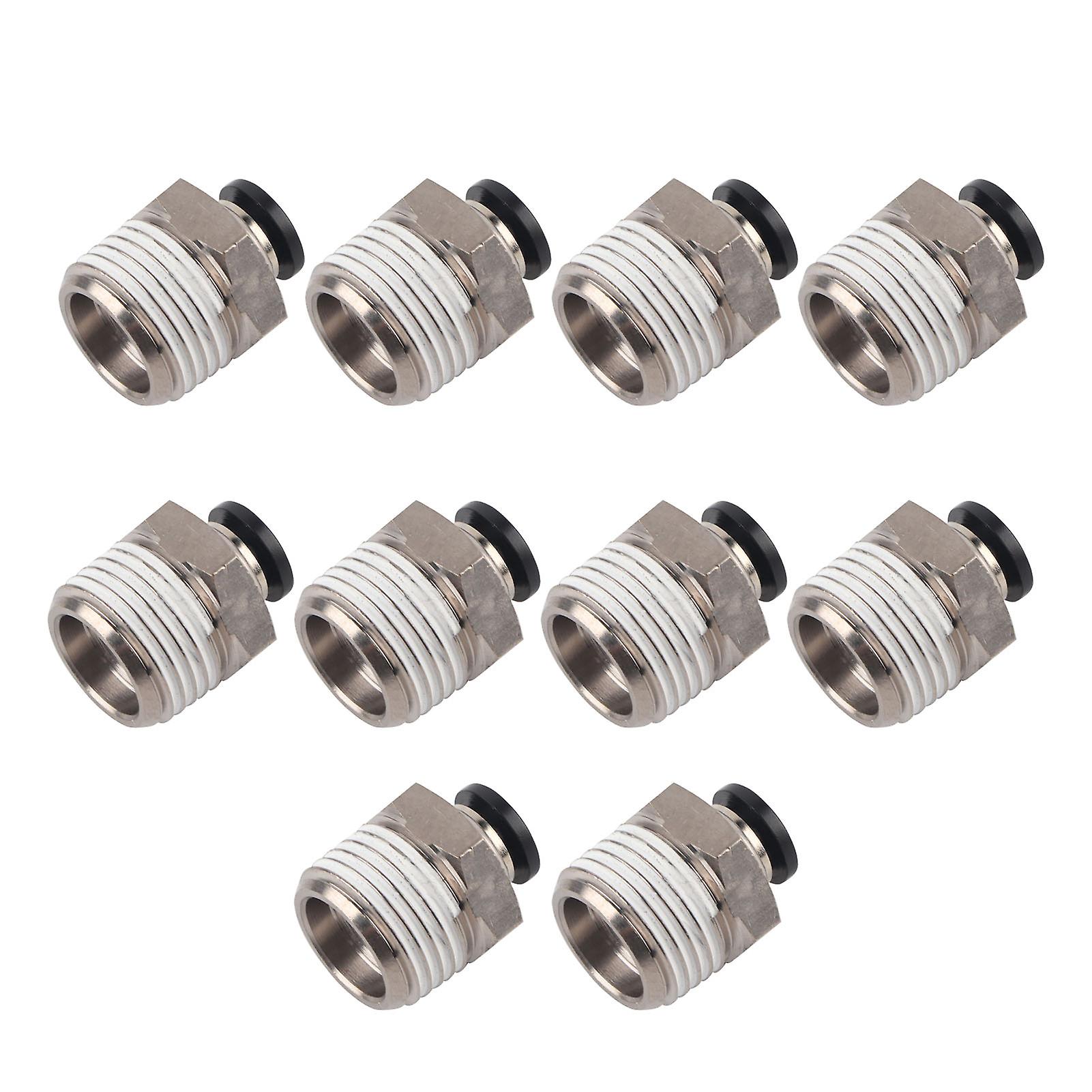 Externally Pneumatic Quick Plug Connector Good Sealing Durable Quick Pneumatic Connector8-04