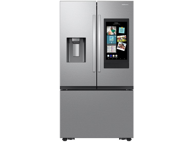  30 Cu. Ft. French Door Full-Depth Refrigerator With Family Hub in Stainless Steel