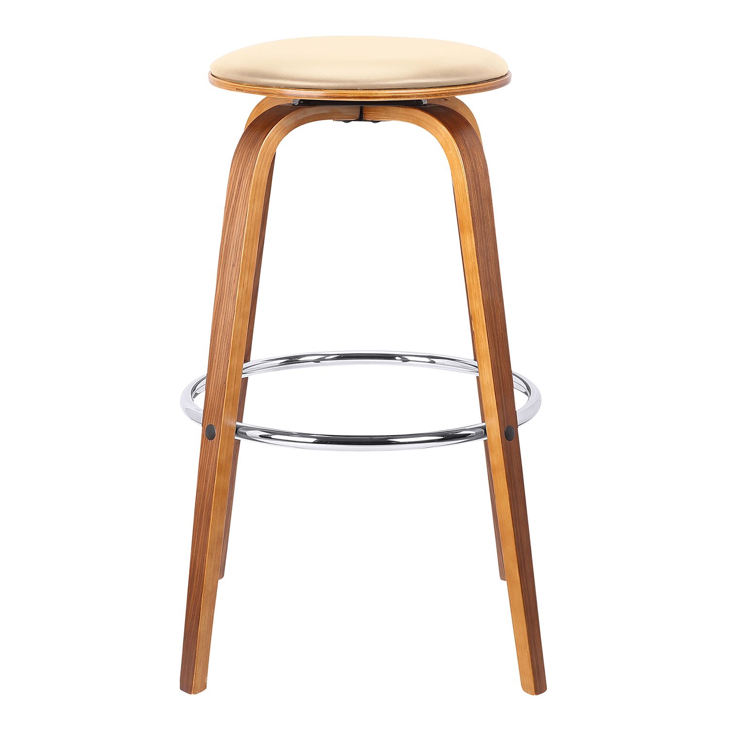 Armen Living Harbor Mid-Century Modern Swivel Counter Stool