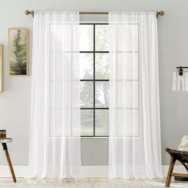 Archaeo Coralie Rod Pocket Sheer 1 Curtain Panel