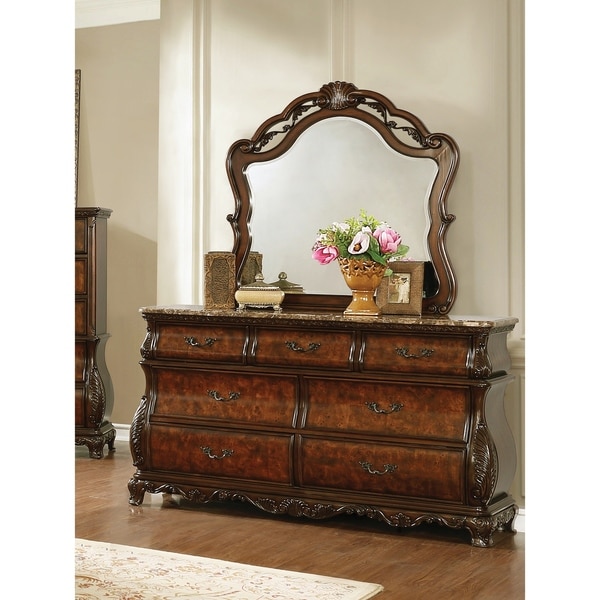 Coaster Furniture Exeter Dark Burl 4-piece Tufted Sleigh Bedroom Set - - 29141590