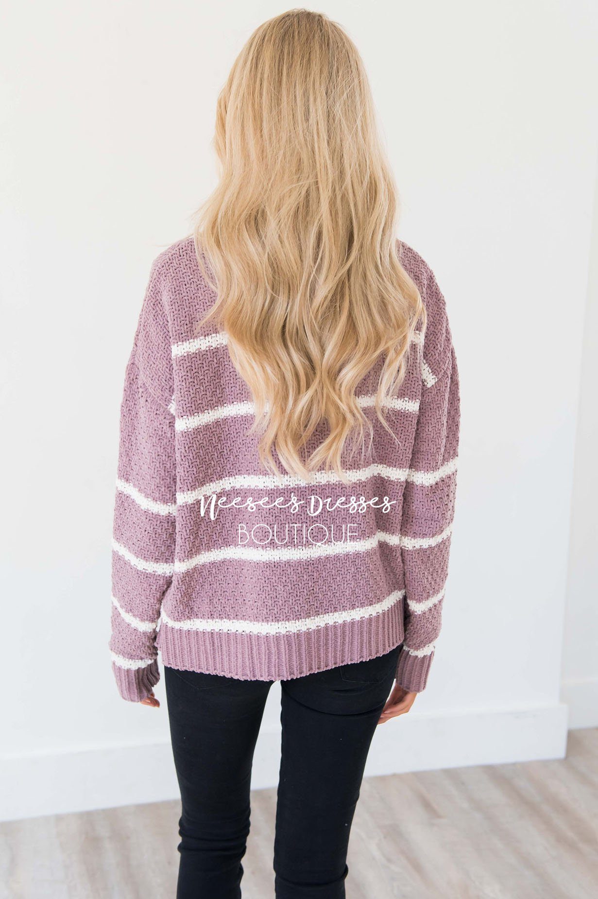 Wondering Heart Striped Sweater