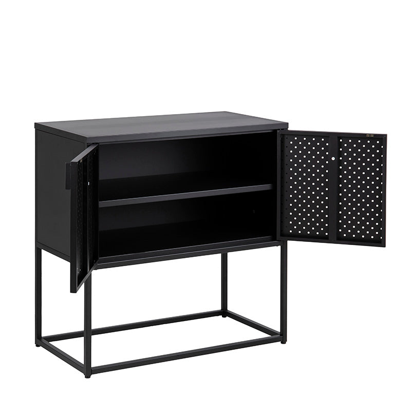 NEWTON 2 Door Sideboard 82cm - Black