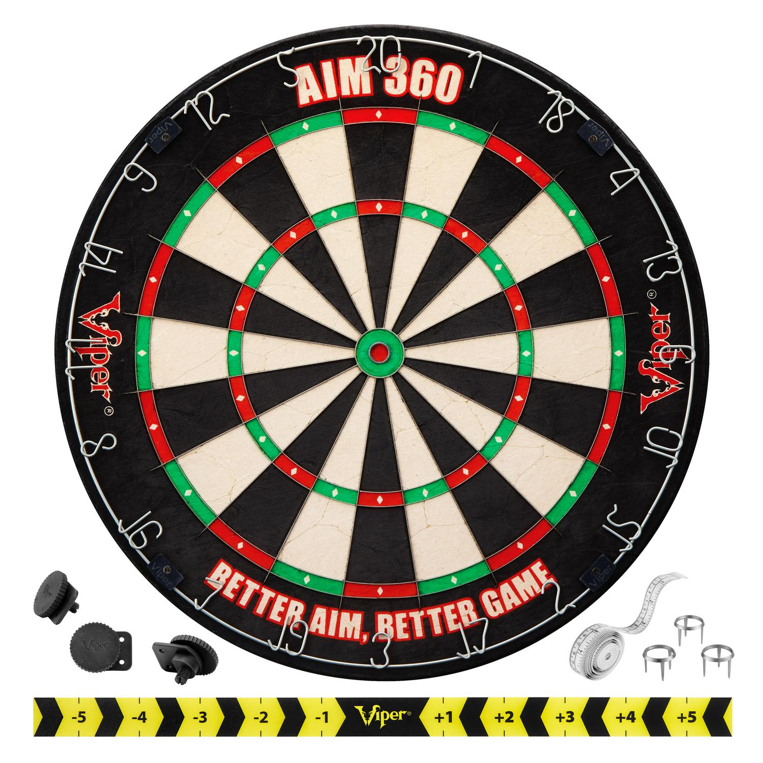 Viper AIM 360 Regulation Size Steel Tip Sisal Dartboard