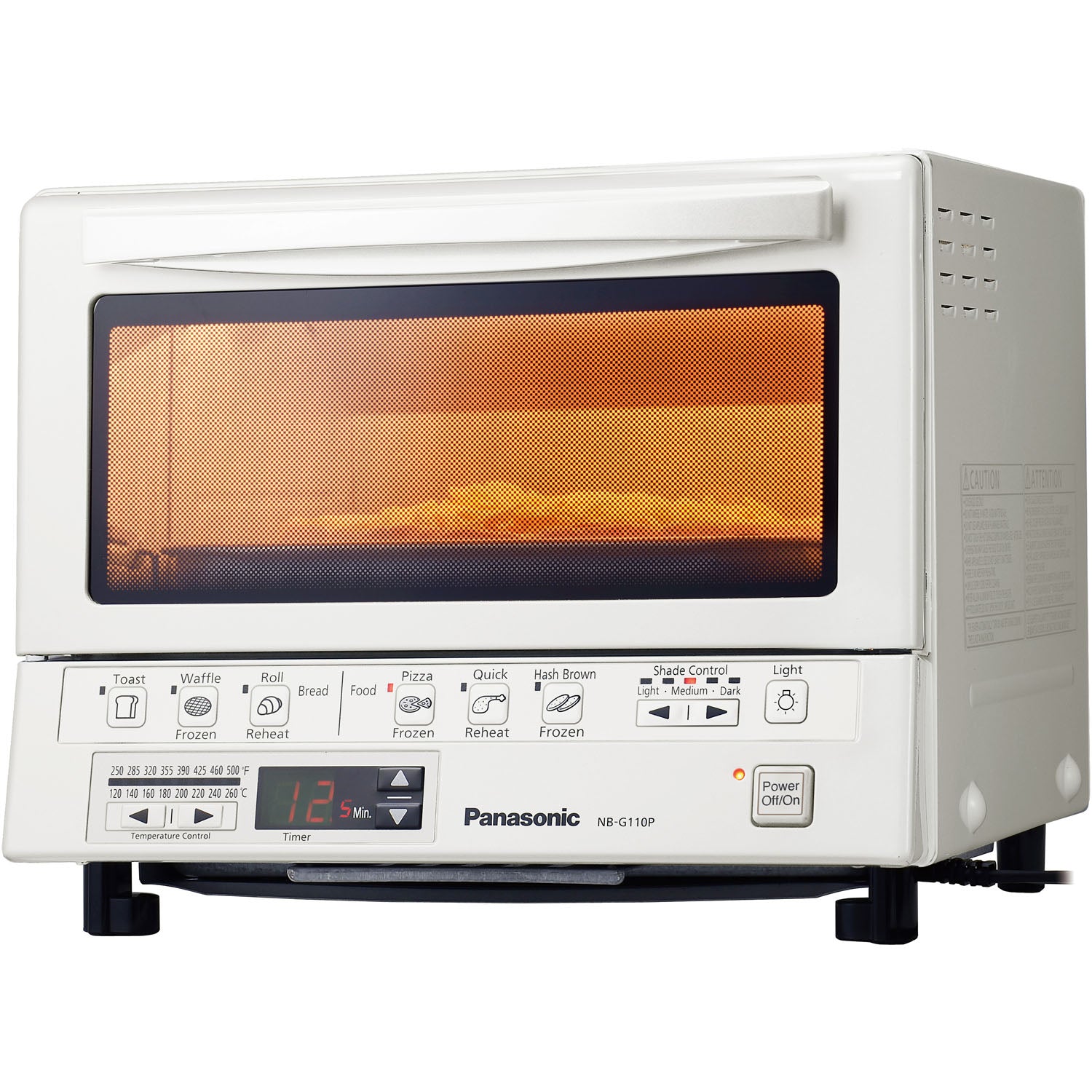 Panasonic FlashXpress Toaster Oven in White