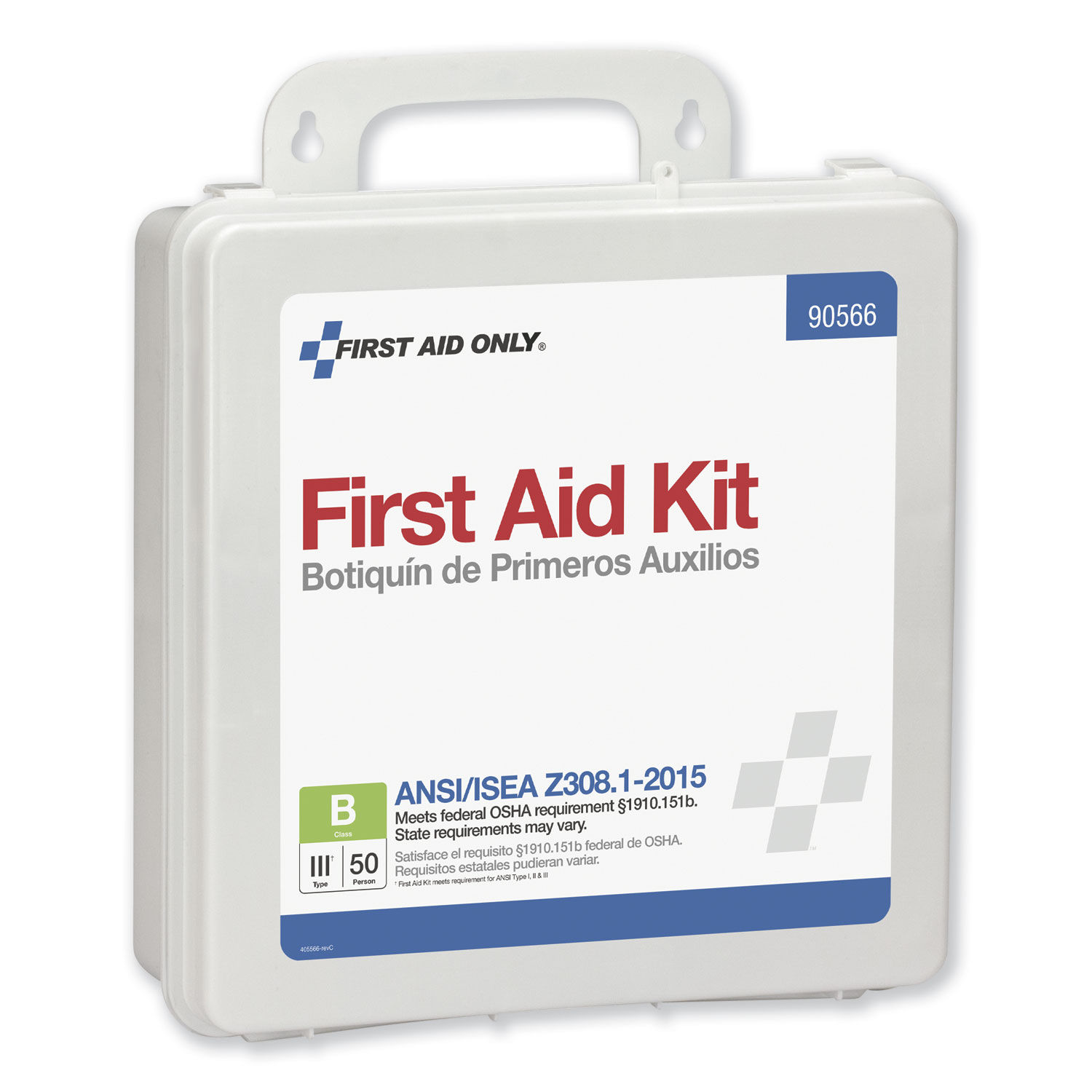 Bulk ANSI 2015 Compliant Class B Type III First Aid Kit for 50 People by First Aid Onlyandtrade; FAO90566