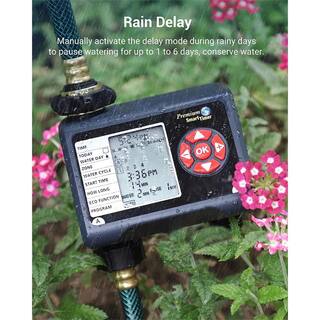 Cubilan 2 Zone Water Timer for Garden Hose Sprinkler Timer Programmable Hose Timer Faucet Watering with AutomaticRain Delay B088GQYJHC