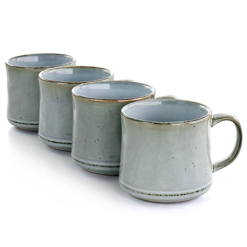 Gibson Home Picadelle 4 Piece 21oz Stoneware Mug Set