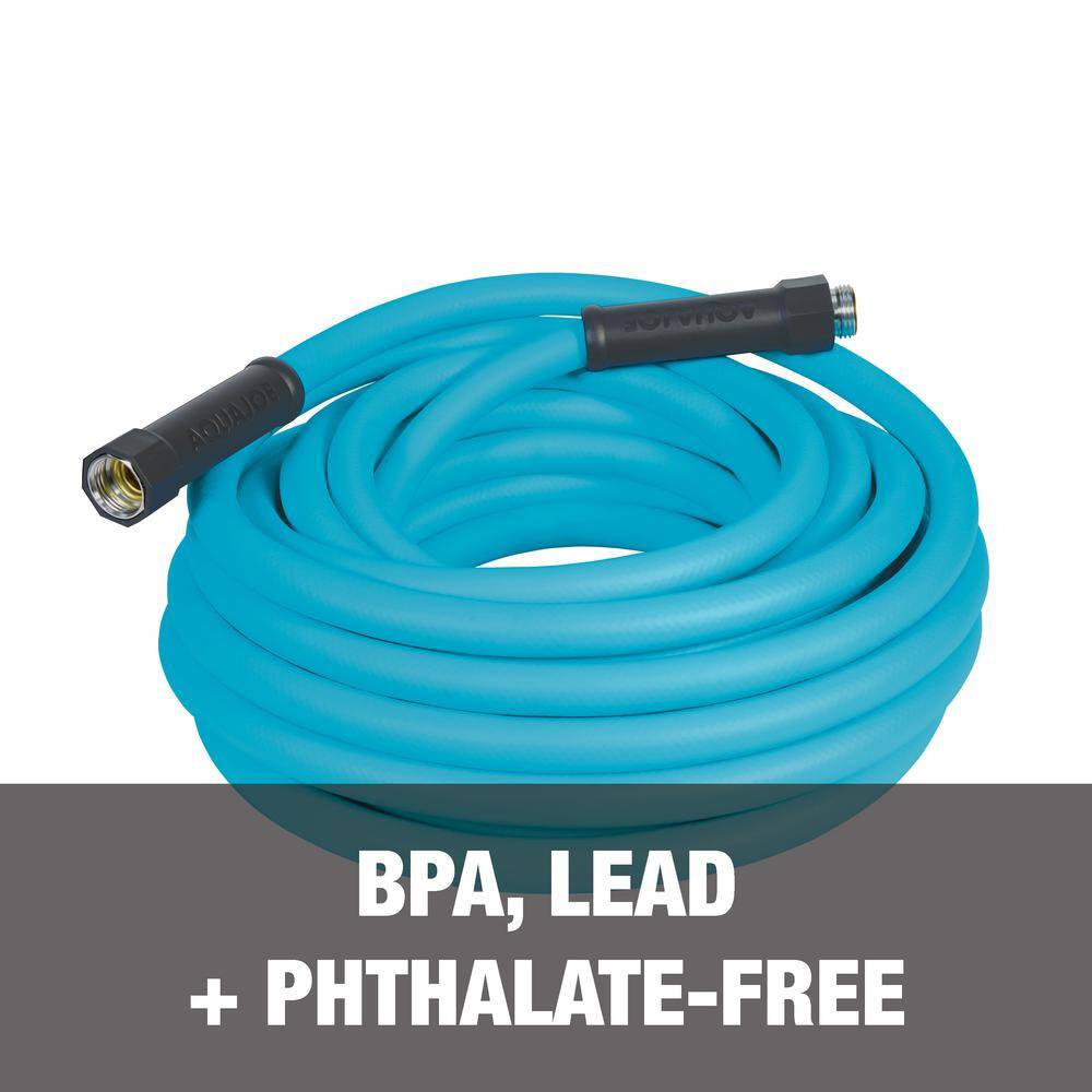 AQUA JOE 58 in. Dia. x 50 ft. Hybrid Polymer Garden Hose AJPGH50-PRO