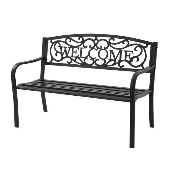 Costway 24365971 Outdoor Furniture Steel Frame Por...