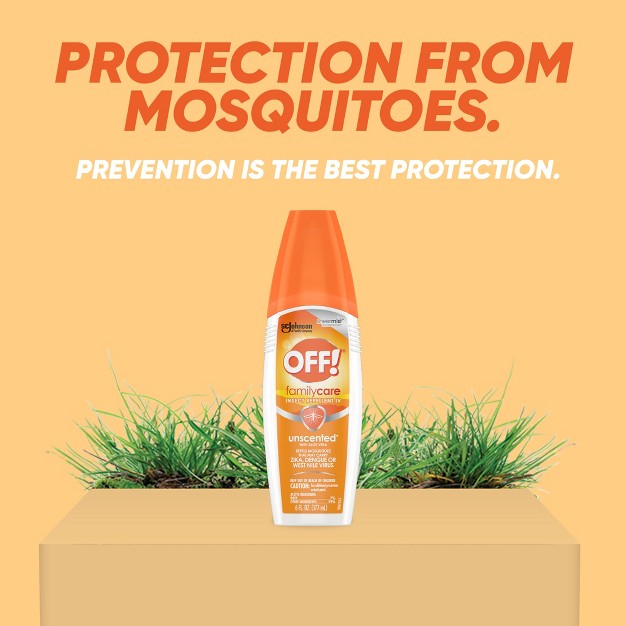 Off Familycare Mosquito Repellent Unscented 6oz 2ct