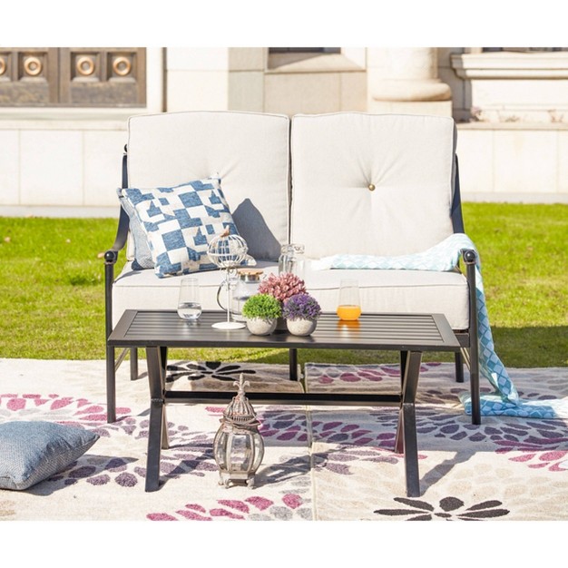 2pc Outdoor Conversation Set Patio Festival